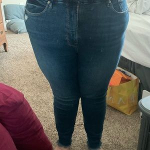 Good American good legs jeans, worn 1x